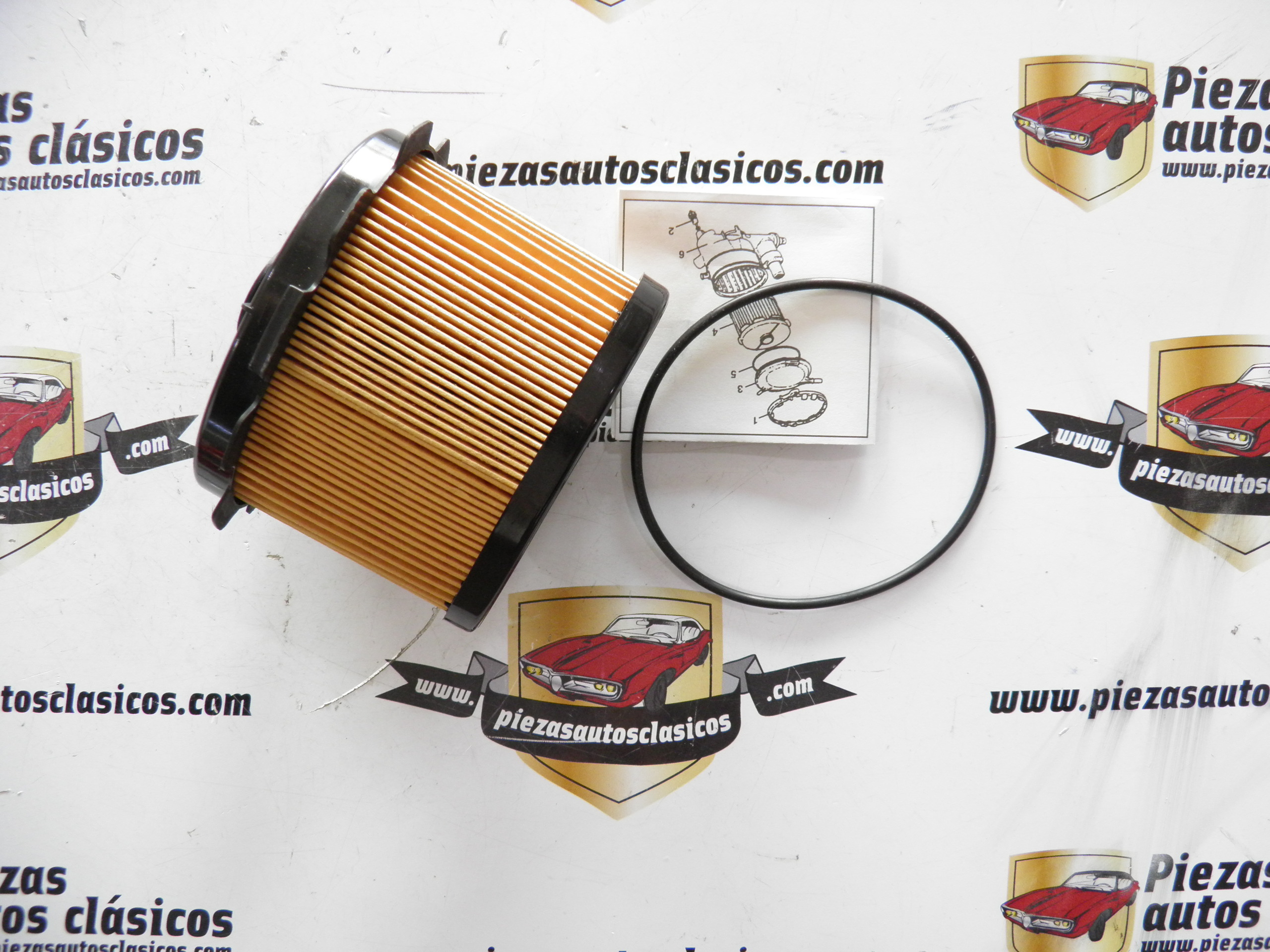 Filtro De Combustible Diesel Citroën Peugeot Ref:1457431703/AG3393