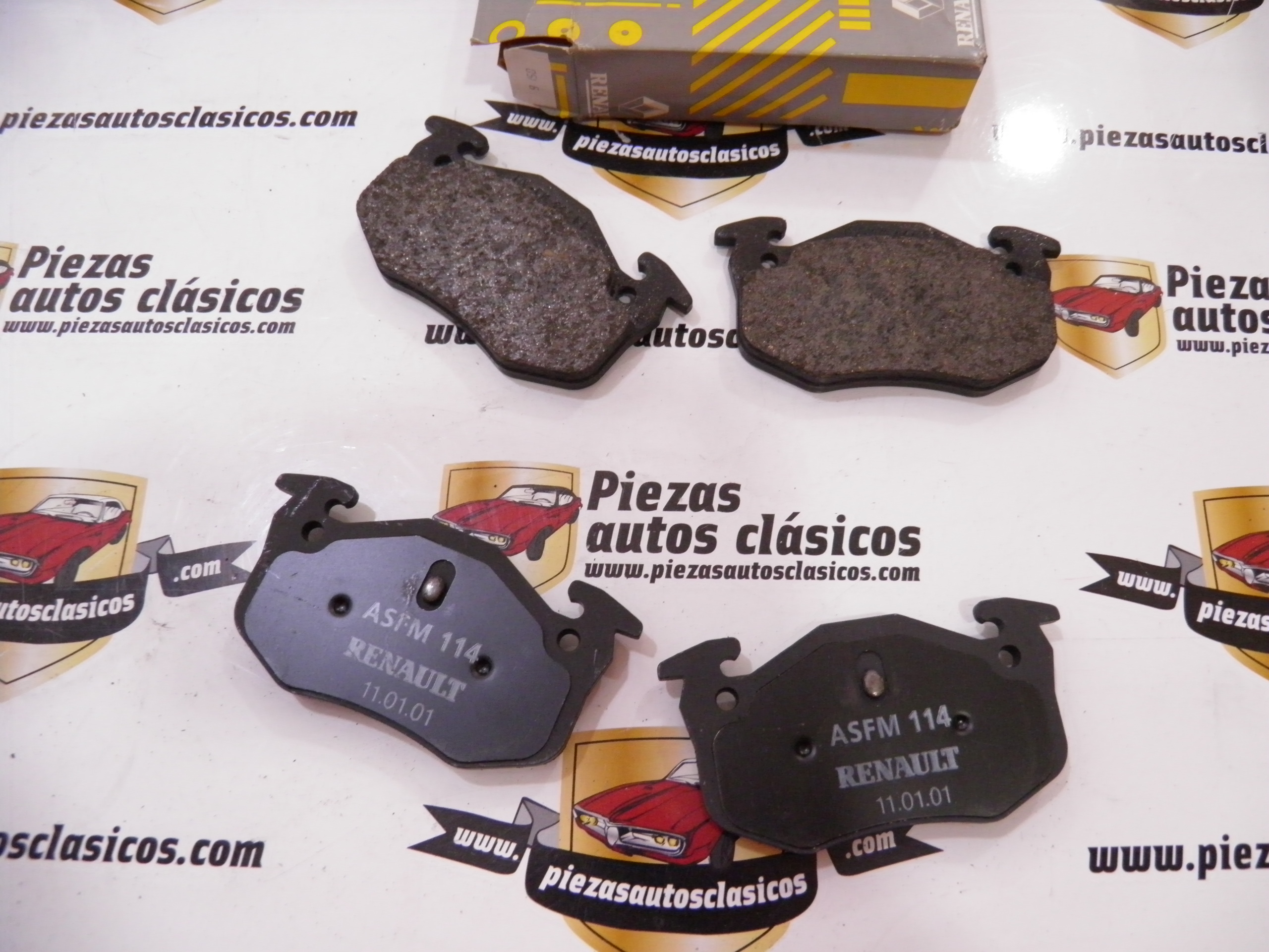 Juego pastillas de freno traseras 7701204664 Renault Super 5, 11, Clio II, Megane I Citroën ZX, Saxo Peugeot 205 I, 206, 309 I/II, 306